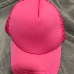 Pink baseball cap